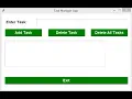 Simple Task Manager App in Python