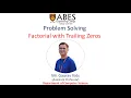 Factorial with Trailing Zeros Geeks for geeks ABES Engineering College