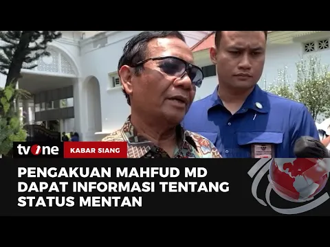 Mahfud MD Ungkap Mentan Sudah Ditetapkan sebagai Tersangka Korupsi oleh KPK