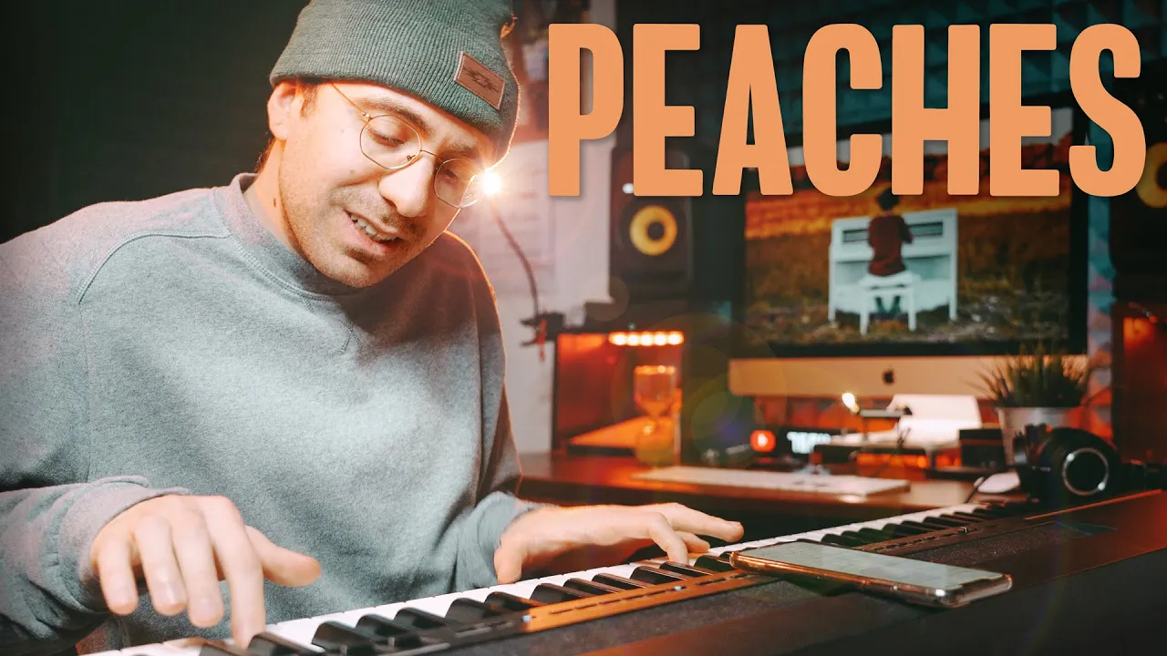 PEACHES by Justin Bieber (Piano Cover & Sheet Music) ft. Daniel Caesar & Giveon