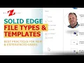 10 Mastering File Types and Templates in Solid Edge