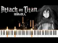 Download Lagu Attack on Titan - Utsukushiki Zankoku na Sekai // season 1 ED 1 Piano Tutorial