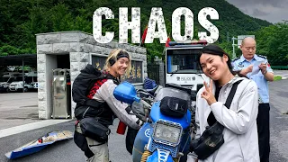 Journey erupts in chaos: stalked by Chinese police and motorcycle falls apart 🇨🇳 |S8, EP160