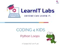 Coding for Kids I Python for Kids in Hindi Part 5 Python Loops