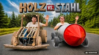 Holz vs. Stahl: Wer baut das schnellere Kart?