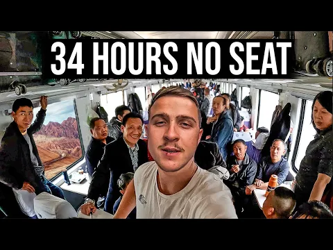 Download MP3 34 Hours on China's LOWEST CLASS Train 🇨🇳 (STANDING TICKET to Xinjiang)