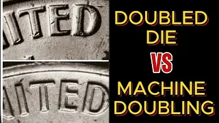 REAL Doubled Die Coins Worth Money VS Machine Doubling Worth NOTHING