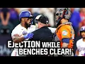 Benches clear in Astros-Rangers after Adolis Garcia gets hit a breakdown