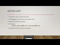Programming in C Nested Loop Explained in Urdu