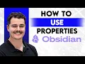 How To Use Obsidian Properties 2026 Guide