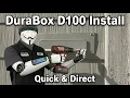 DuraBox D100 Installation Through Wall Mail Chute Unboxing Adjustable Drop Slot Box Install Mailbox