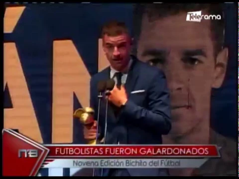 Futbolistas fueron galardonados Novena edición Bichito del Fútbol