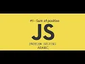 Problems Solving Using JS In Arabic - Sum of positive