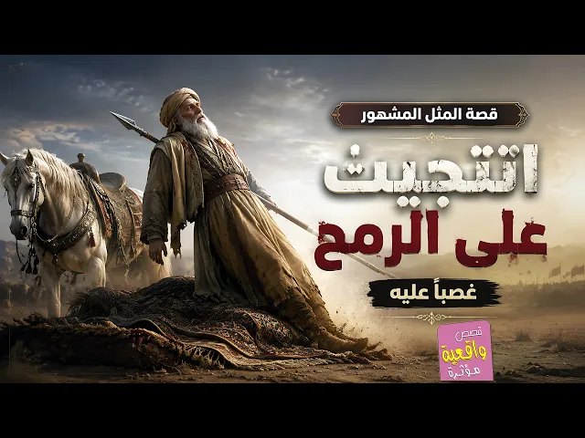 ⁣قصة المثل المشهور انتجيت على الرمح غصباً عليه