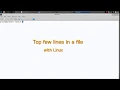 Boost your Linux cli with the head command in Linux