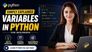 Variables in Python Explained Simply Python Tutorial for Beginners in