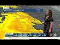 Clouds and cooler weather close out the week with slight warming into the weekend