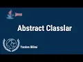 Java Programlama Dersleri 35 - Abstract Classlar