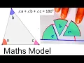 Maths Model Triangle Sum Theorem Maths Activity Maths Project