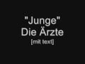 Junge- Die Ärzte