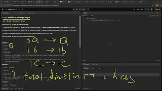 Leetcode easy problem 2716 Minimize String Length devops python practice