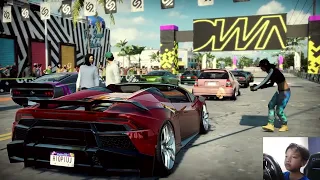 bocil viral bawa lamborghini kebut kebutan hingga balapan overlap lawanya