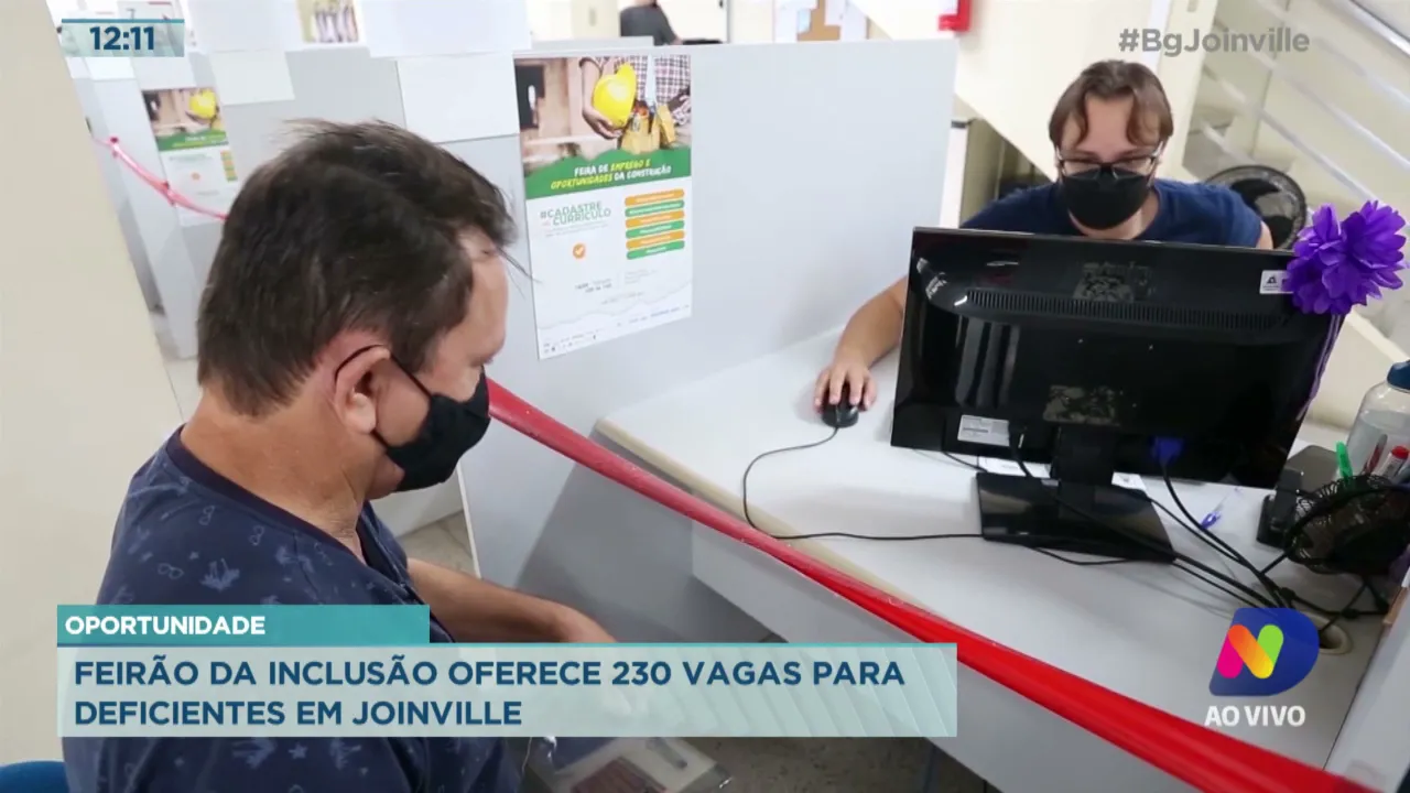 Oportunidade: Feirão da inclusão oferece 230 vagas para deficientes em Joinville