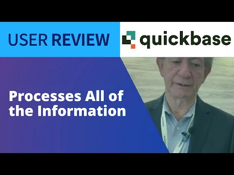 Thumbnail for Quickly Processes Large Amounts of Information - Quickbase Review