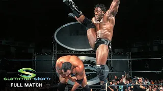 full match booker t vs the rock wcw title match summerslam 2001