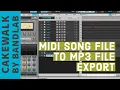 Exporting MIDI to MP3 file in Cakewalk By Bandlab