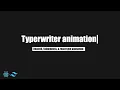 TypeWriter Effect in react js tailwindcss and react-type-animation
