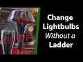 How to Change Light Bulbs in High Ceilings No Ladder Needed