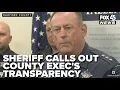 Harford County Sheriff calls out County Executive over transparency concerns