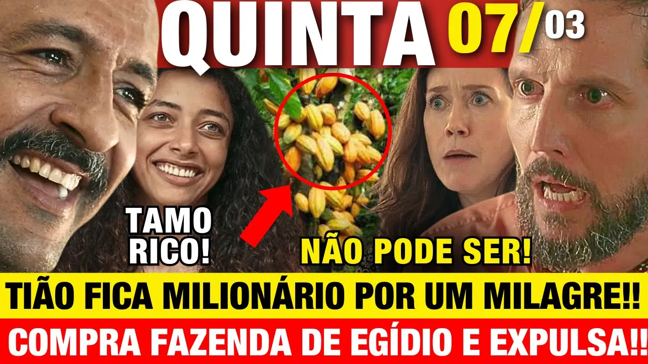 RENASCER - Capítulo 07/03 QUINTA - Resumo da Novela Renascer