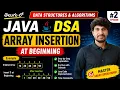 Learn How to Insert an Element at Index 0 in Array Java DSA Course Telugu