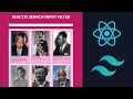 ReactJs Search Input Filter