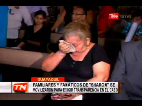 Familiares y fanáticos de Sharon se movilizaron para exigir transparencia en el caso