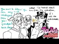 Caesar Meets The Stardust Crusaders JOJO Comic Dub