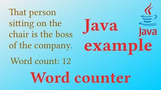Word counter - Java example