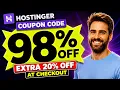 Hostinger Coupon Code 2026 EXCLUSIVE 20 Hostinger Discount Code VERIFIED Hostinger Promo Code