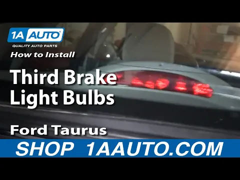 How To Replace Third Brake Light Bulbs 96 07 Ford Taurus 1a Auto
