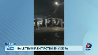 Confusão após baile em Videira termina em troca de tiros e prisões