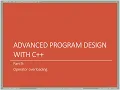 COMP345 - Advanced Program Design with C