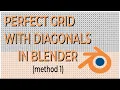 How to Create a Professional Geometric Grid in Blender Method 1