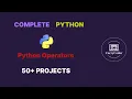 07 Python Operators Complete Python Course By CarryCoder Hindi