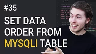 35 Set Data Order From MySQL Database PHP Tutorial Learn PHP Programming PHP for Beginners