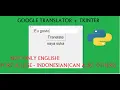 build a translator python tkinter googletrans