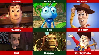 All Pixar Heroes And Villains 