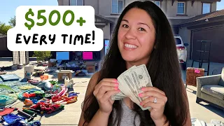 This Easy Yard Sale Setup Makes Me 500 Every Time