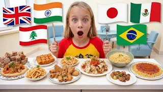 Reacting to Food from Around The World